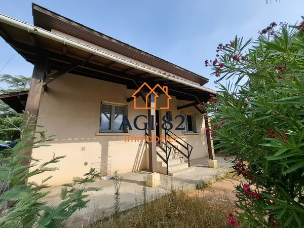 Maison 3 pièces sur grand terrain