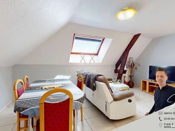 Appartement 3 pièces 46 m²