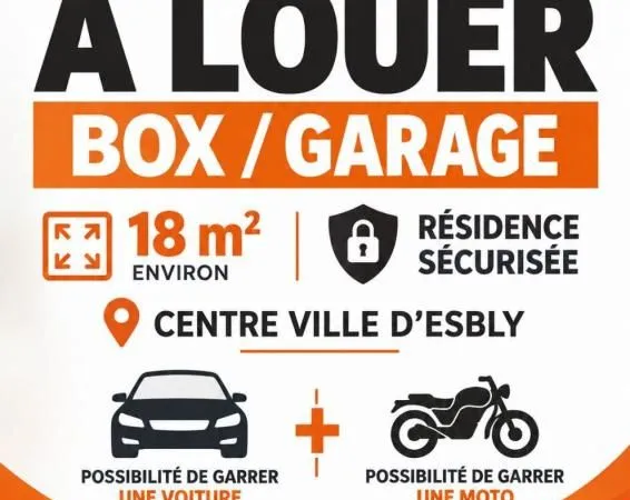 Parking 18 m² Esbly