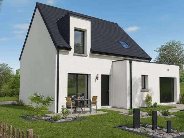 Projet de construction d'une maison 85 m² avec terrain à PLONEIS (29)