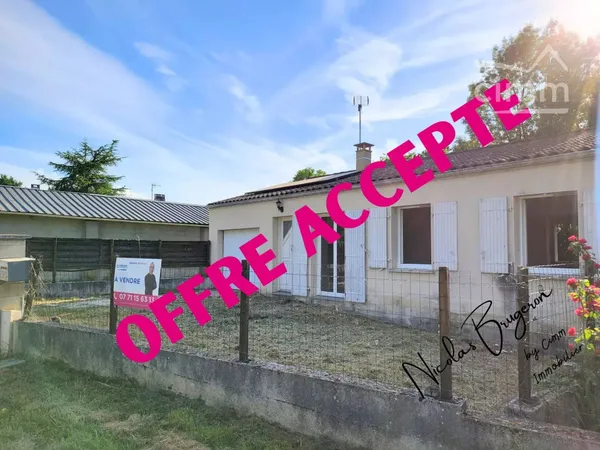 Maison 3 chambres avec garage et jardin – Idéal primo-accédant ou investissement locatif – Mirambeau
