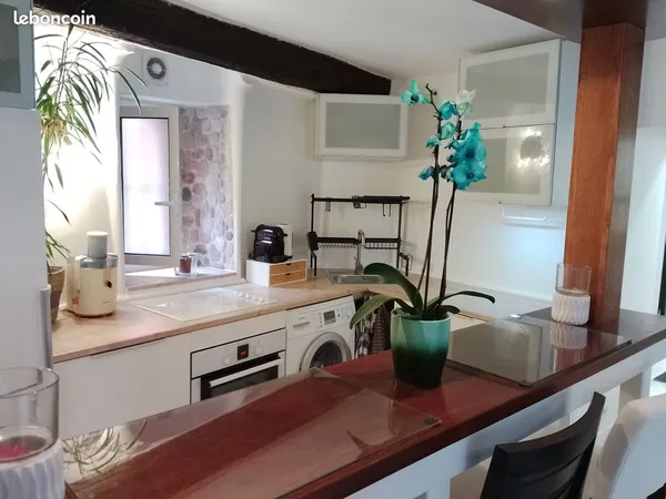 A LOUER 740e CC / ATELIER 35 m2 transformé en APPARTEMENT - VIEUX GRASSE
