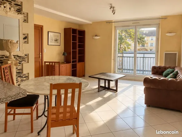 T3 meublé 66 m² - Balcon - Le calme et la verdure en plein coeur d'Angers