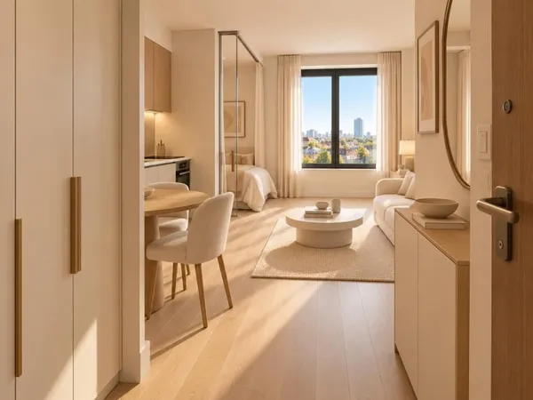 Studio 1 pièce 35 m²