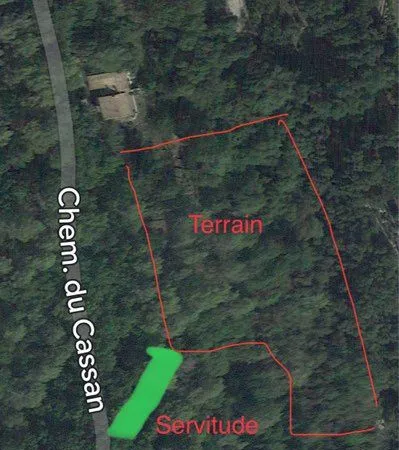 À vendre terrain/Foret
