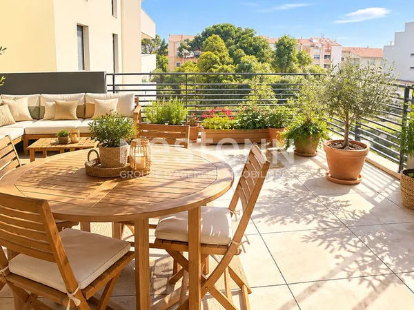 Appartement contemporain 3 pièces à Boulouris (Saint Raphaël)