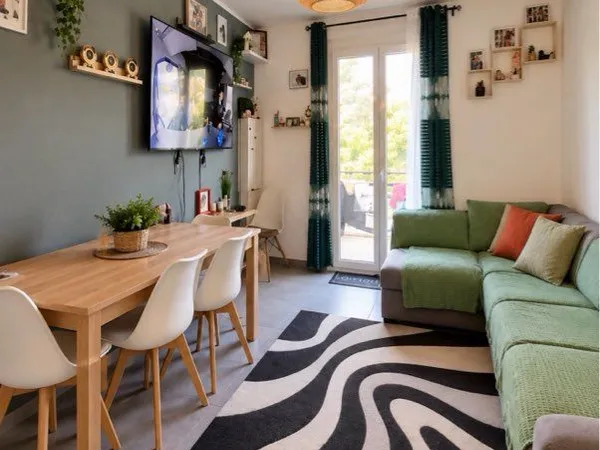T4 de 62,37 m² avec balcon et cave - Marseille 10e - Vendu loué