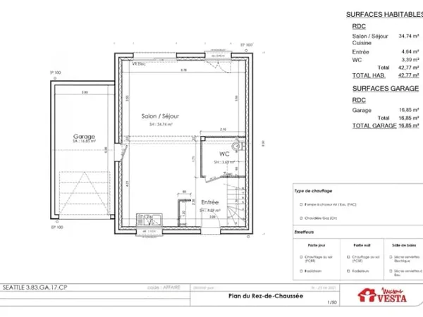 Maison neuve 5 pièces 96 m²