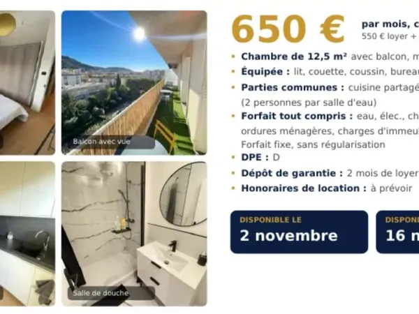 Colocation pasteur chambre