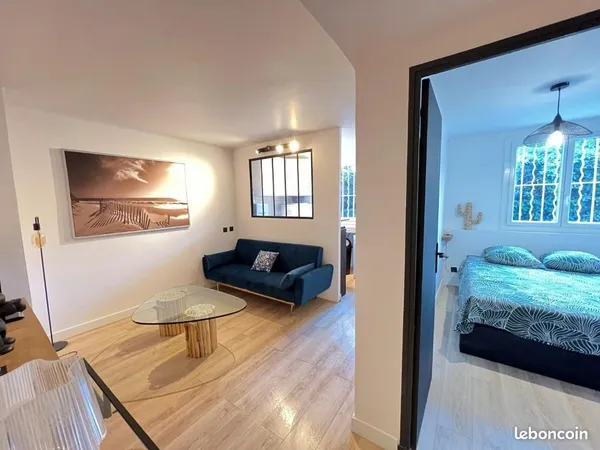 T2 meublé rénové à neuf, au calme - 33 m² au sol - Morlaàs centre