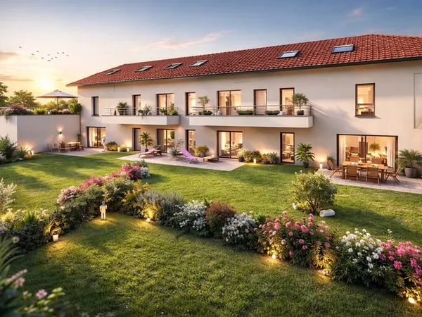 Appartement à vendre 4 pièces VIVIERS DU LAC (73) au RDC - 115,45 M2 - avec jardin, terrasse et stat