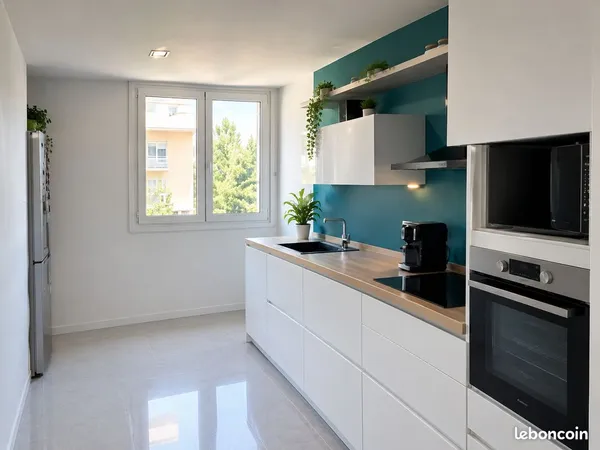 Appartement 60 m² avec balcon et parking