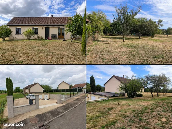 Maison 90 m² - Terrain 1560 m² - 2 chambres - Vue dégagée - Vy-lès-Lure