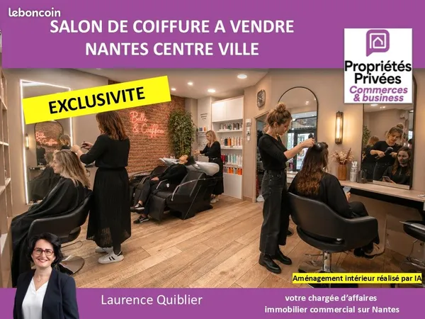 Fonds de commerce coiffure 47 m²