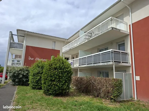 Appartement T3 meublé de 64 m² avec balcon, cave et 1 place de parking