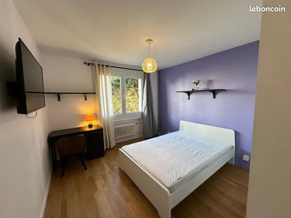 Chambre meublée neuve à Villeurbanne, à 5 minutes du métro A