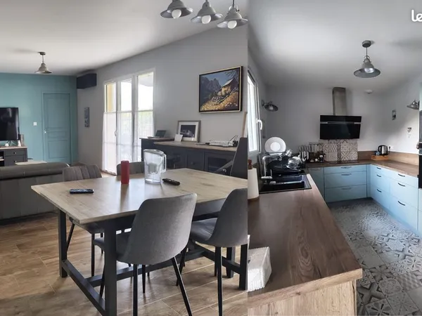 Maison contemporaine (2019) - Plain-pied - DPE A - 3 ch - Terrain constructible et piscinable - Rion