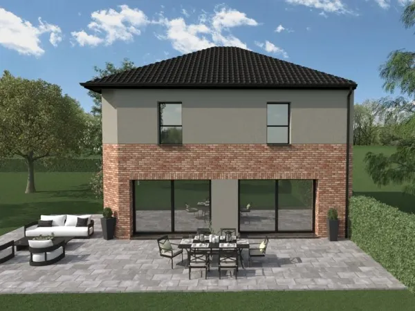 Terrain + maison 120 m²