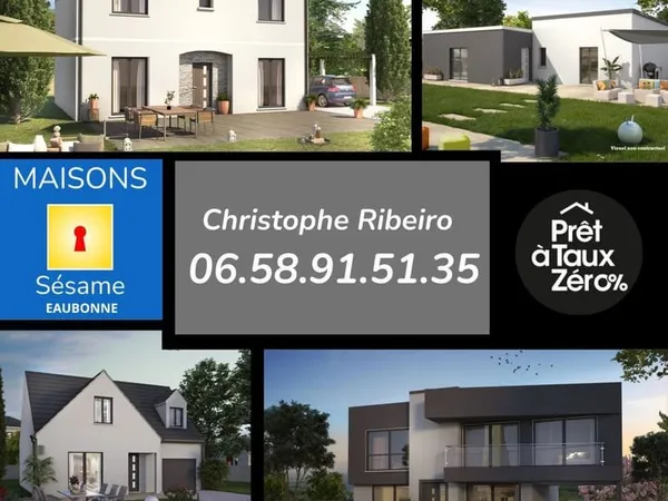 Terrain à bâtir de 2995 m² à JOUY-LE-MOUTIER (95)