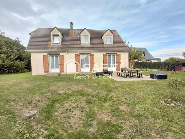 Maison 150m², grand séjour, 4 chambres et sous-sol