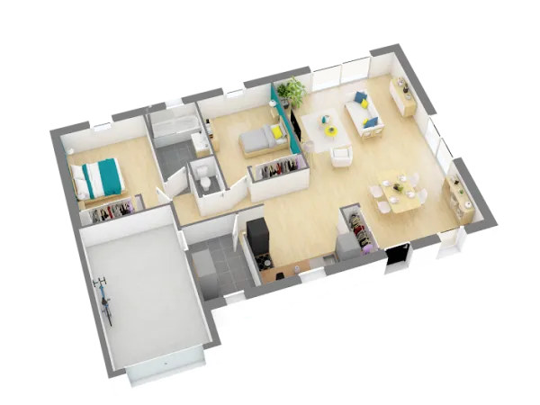 Maison neuve 3 pièces 79 m²