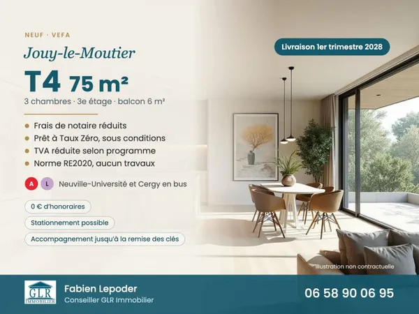 Appartement 4 pièces 75 m²
