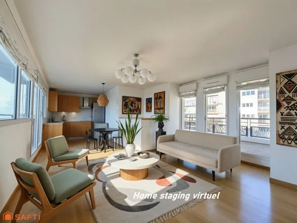 Coeur de ville, duplex en dernier étage, 3 terrasses, vue dégagée, cave