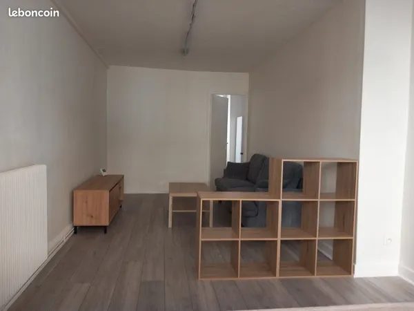 Grand appartement T2, meublé avec gout, en excellent état, proche tous commerces, plein centre, à 2 