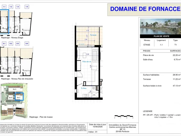 Appartement 1 pièce 29 m²