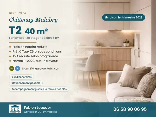 Duplex 2 pièces 40 m²