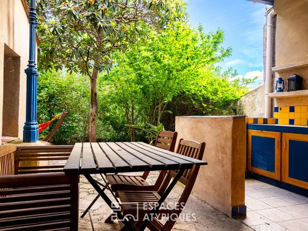 Maison de village modulable avec jardin dans les Corbières