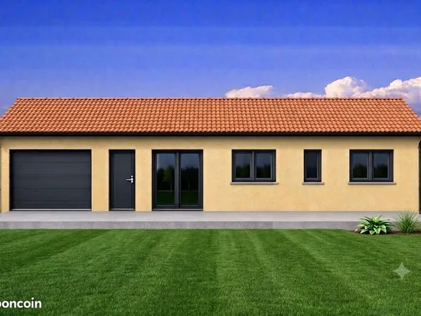 Maison neuve de plein pied 115m2 avec grand garage