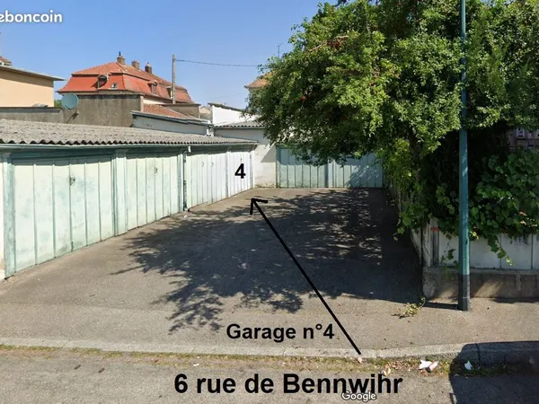 Garage rue de bennwihr Mulhouse