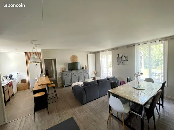 Maison de plain-pied 3 chambres avec jardin - Tours Nord