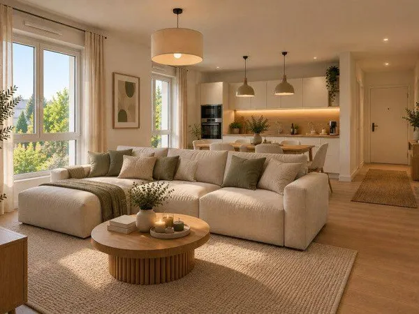 Appartement 3 pièces 62 m²