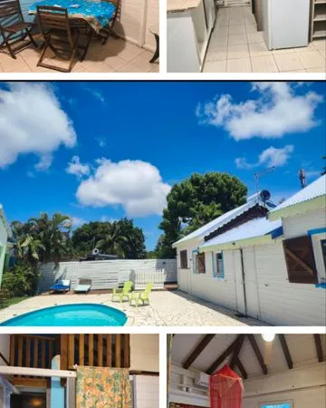 Bungalow type 2 bis piscine à St François/ citernes/ fibre