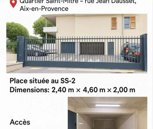 Place de parking st mitre Aix-en-Provence