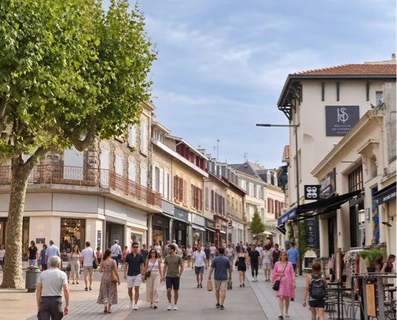 Bail commercial hyper centre Biarritz - rue pietonne