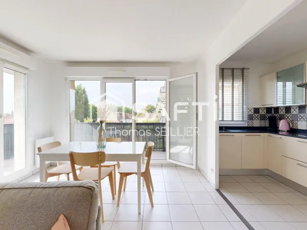 Appartement T3 avec terrasse et garage - Résidence Jardin Mansart à Wattrelos