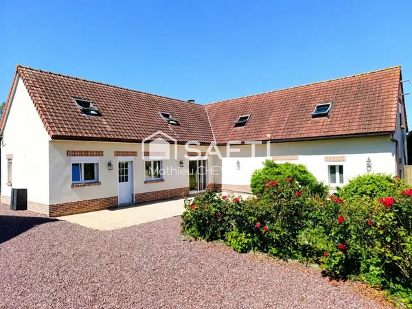 Maison 158m² de 2006, parcelle 2755m², hangar 100m²