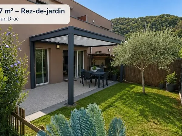 RECENT T3 EN REZ DE JARDIN + 2 PLACES PARKING PRIVATIVES