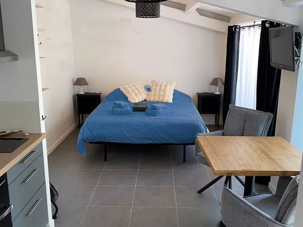 Colocation dans appartement F1 (1 pièce, cuisine séparé),
