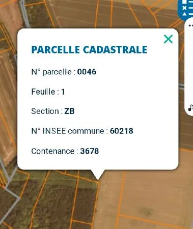 Bien agricole et foncier Vente Mortefontaine-en-Thelle  3800m² 8000€