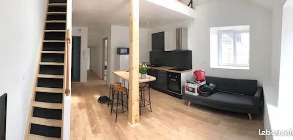 T2 bis 63m² plein centre bourg