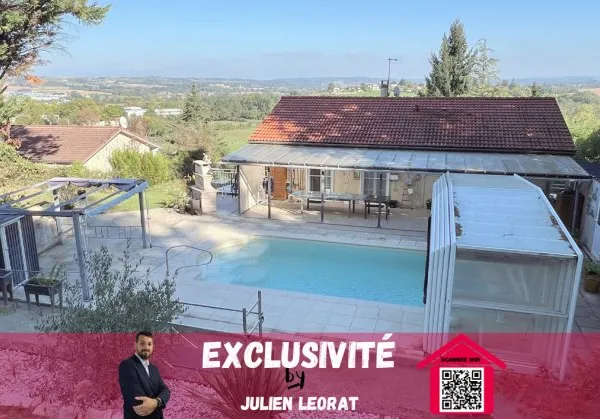 Coup de coeur à Jardin Maison au calme avec piscine et vue panoramique !