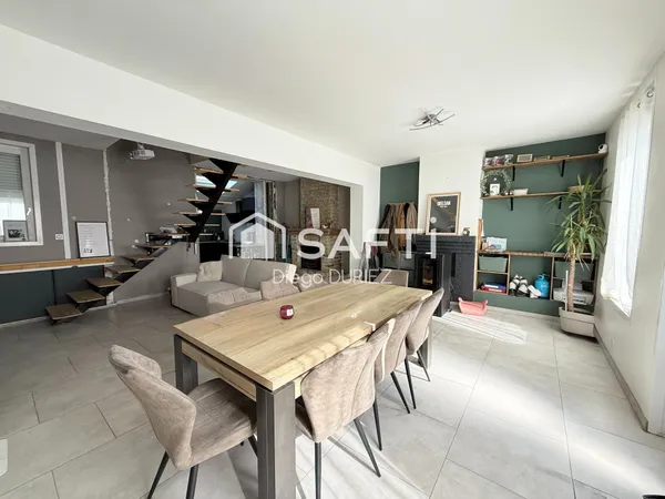 MAISON 95 M² + DEPENDANCE 85 M² - GARAGE- JARDIN