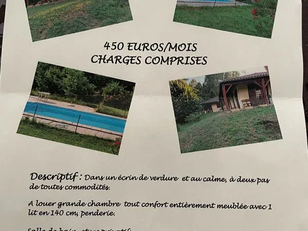 Chambre à louer
