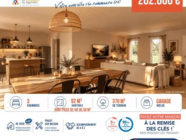 Maison 4 pièces 92 m²