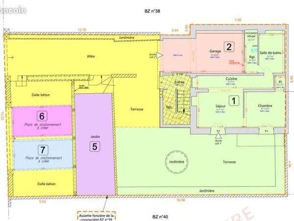 Hyères - Chateaubriand - T2 de plain-pied avec terrasse de 60 m² plein sud
