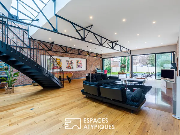 Loft exceptionnel de plus de 500 m² dans quartier recherché de Mantes la Jolie